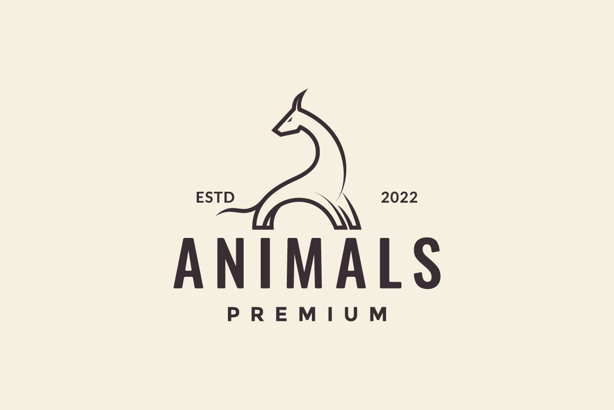 legend animal dinosaur simple logo cover image.