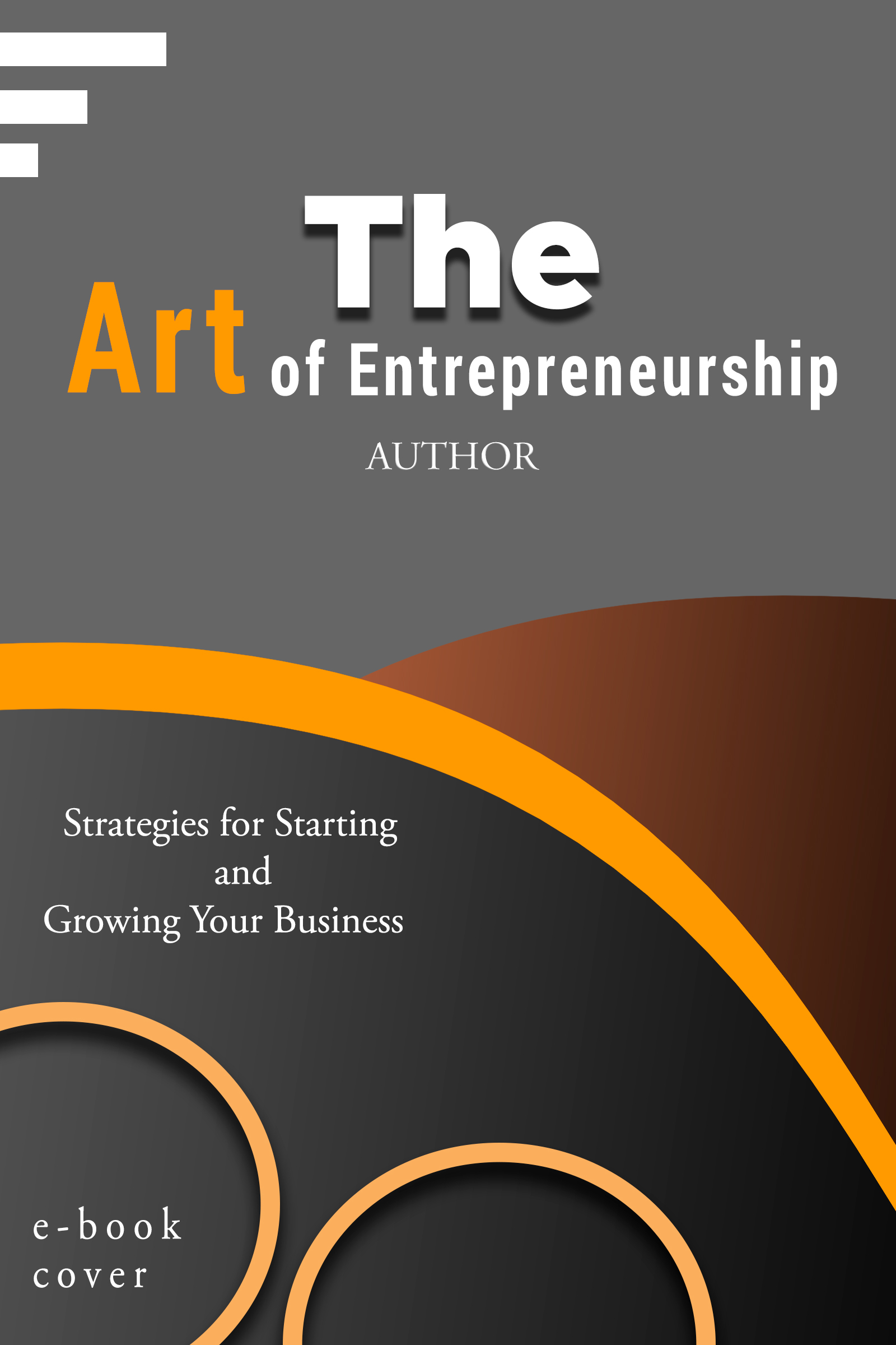 The cover of the book the art of entrepreneurship.