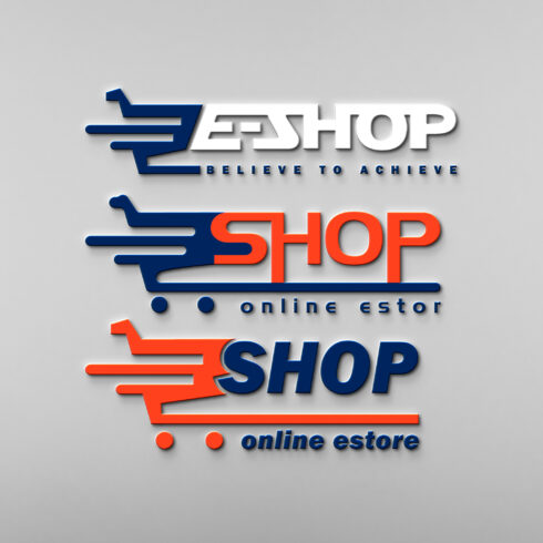 Online shop logo cover image.