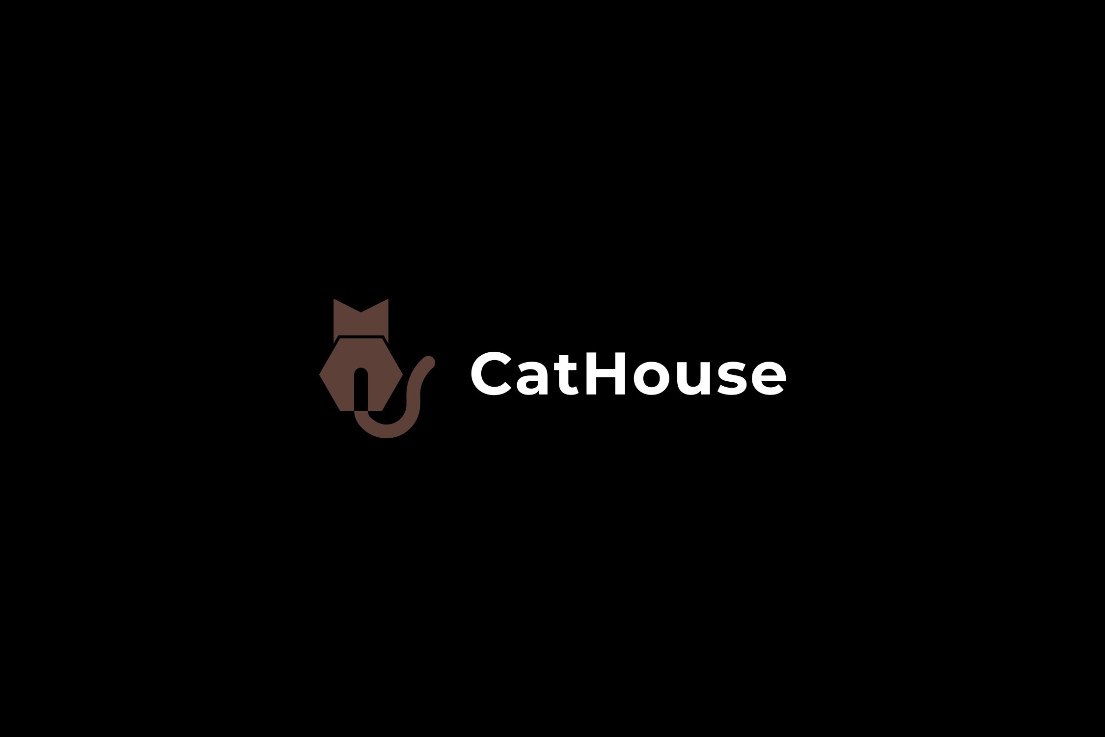 Geometric Cat Logo cover image.