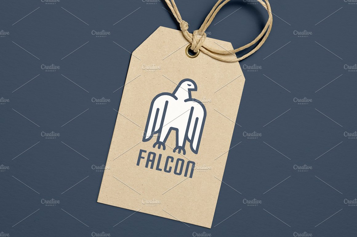 Falcon Logo Templates preview image.