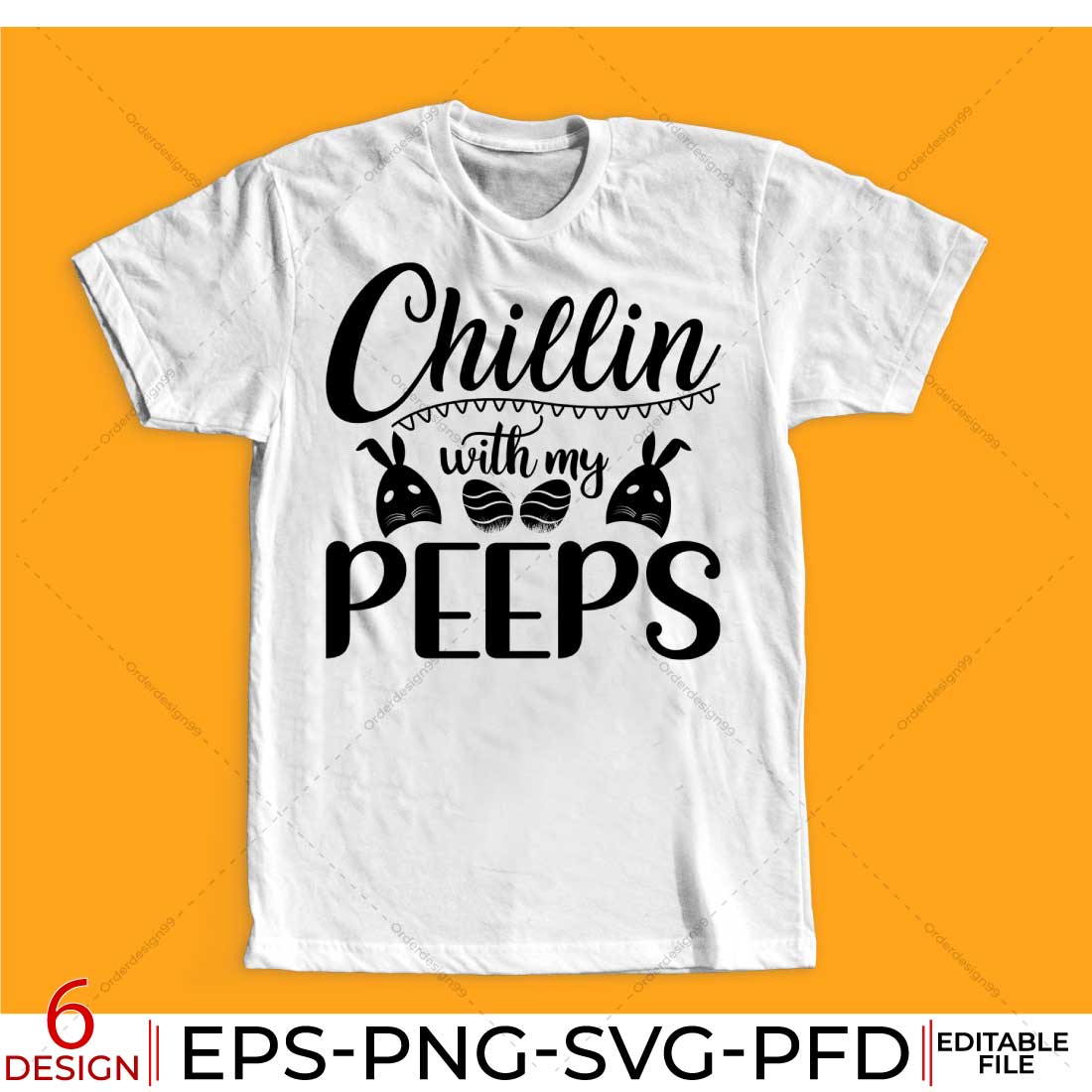 T - shirt that says chillin with my pees.