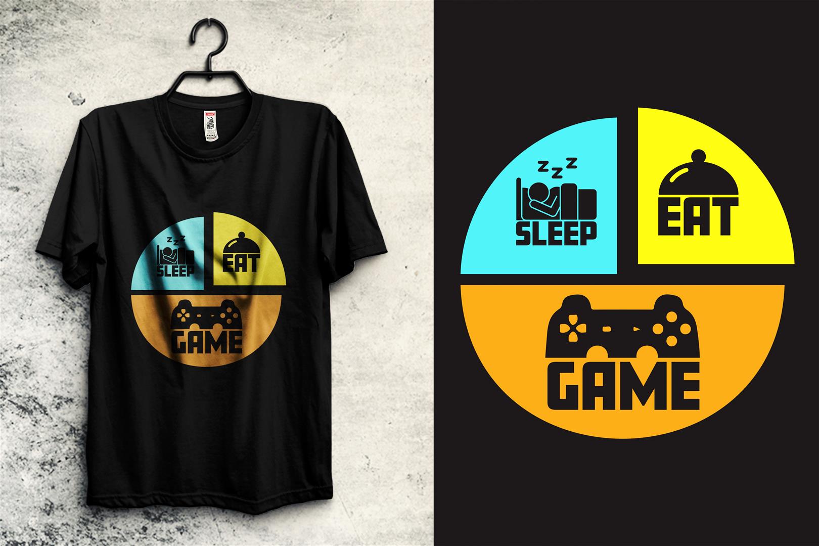 T - shirt with a video game logo on it.