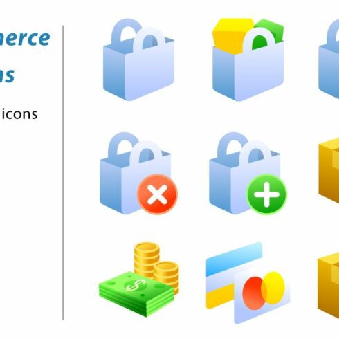 eCommerce Icons cover image.