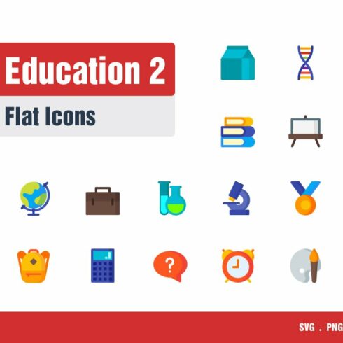 Education Icons #2 cover image.