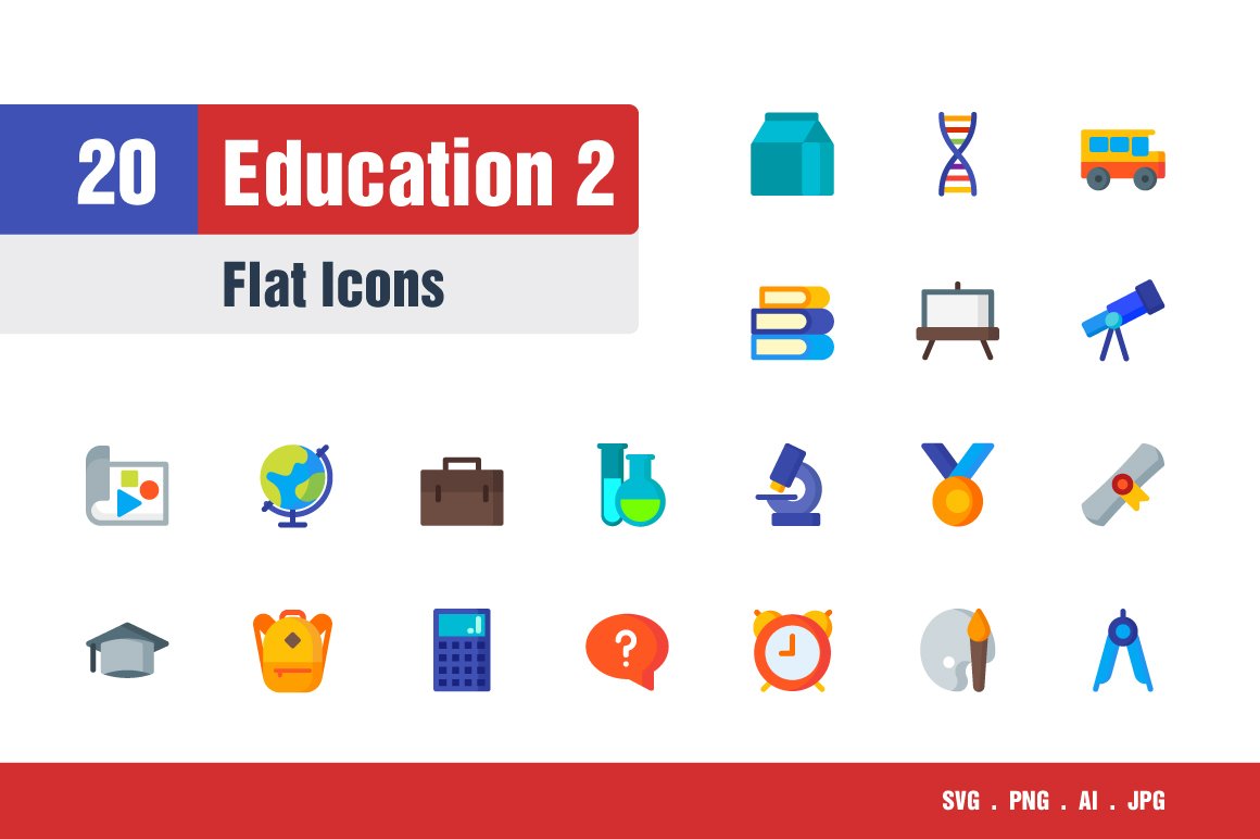 Education Icons #2 cover image.