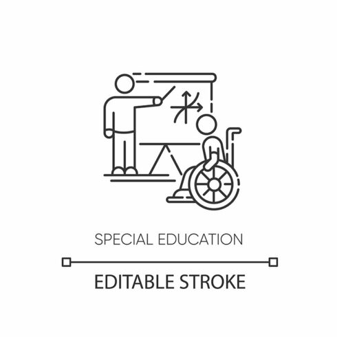 Special education pixel perfect icon cover image.