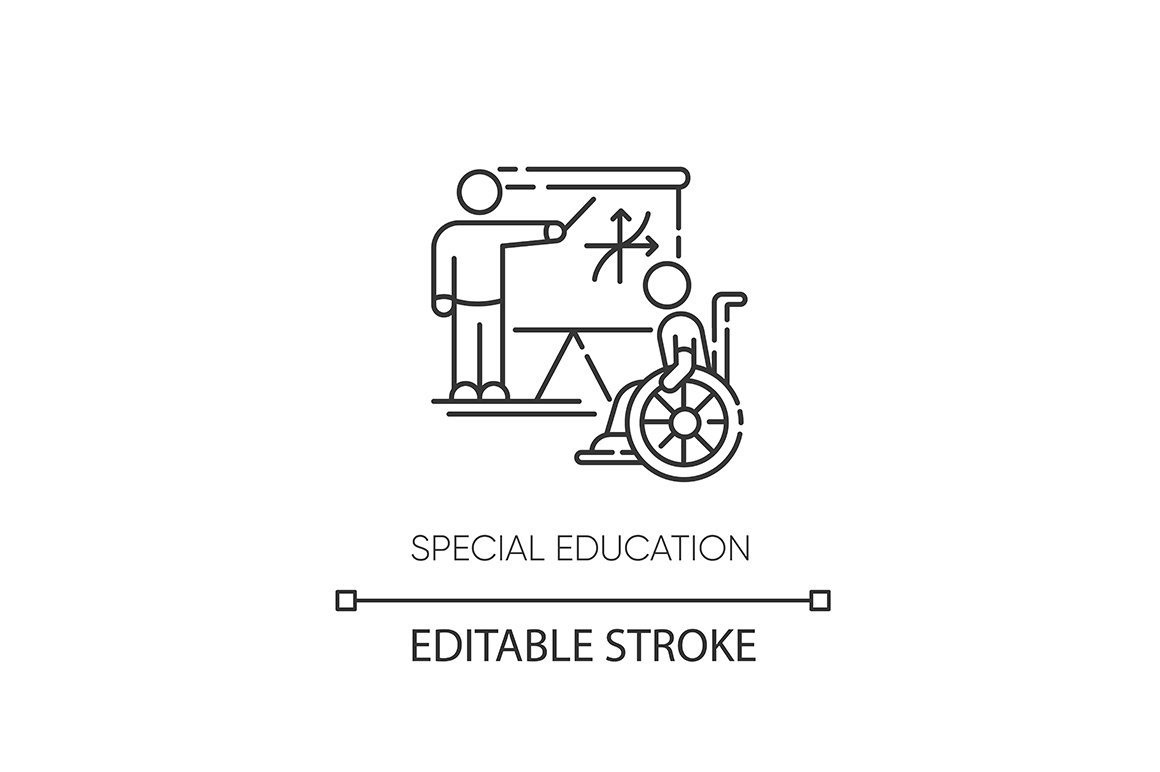 Special education pixel perfect icon cover image.