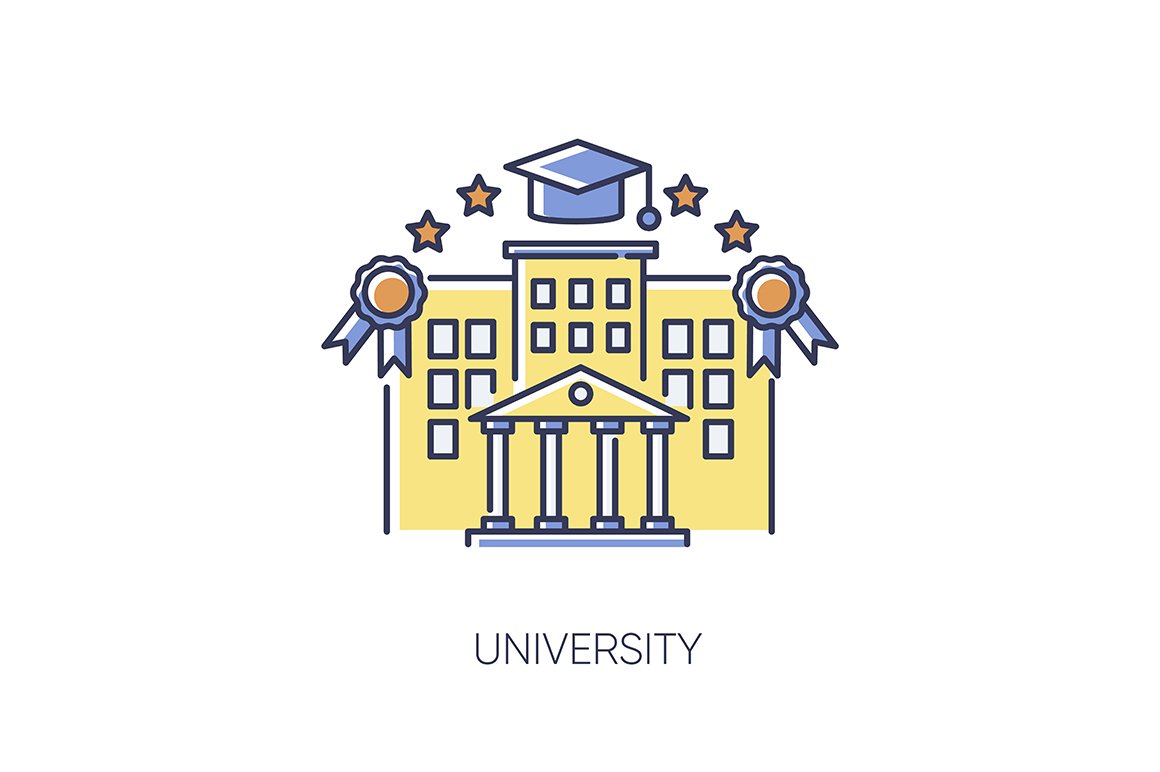 University RGB color icon cover image.