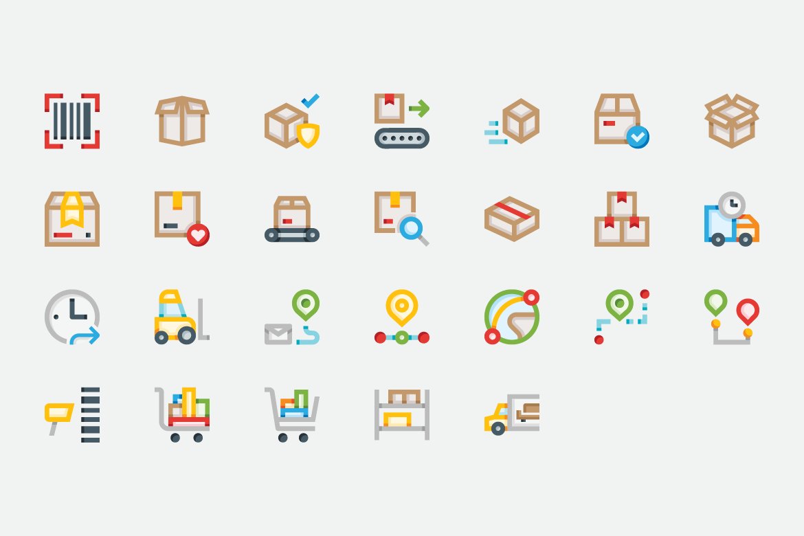 Basicons / Business / Delivery preview image.