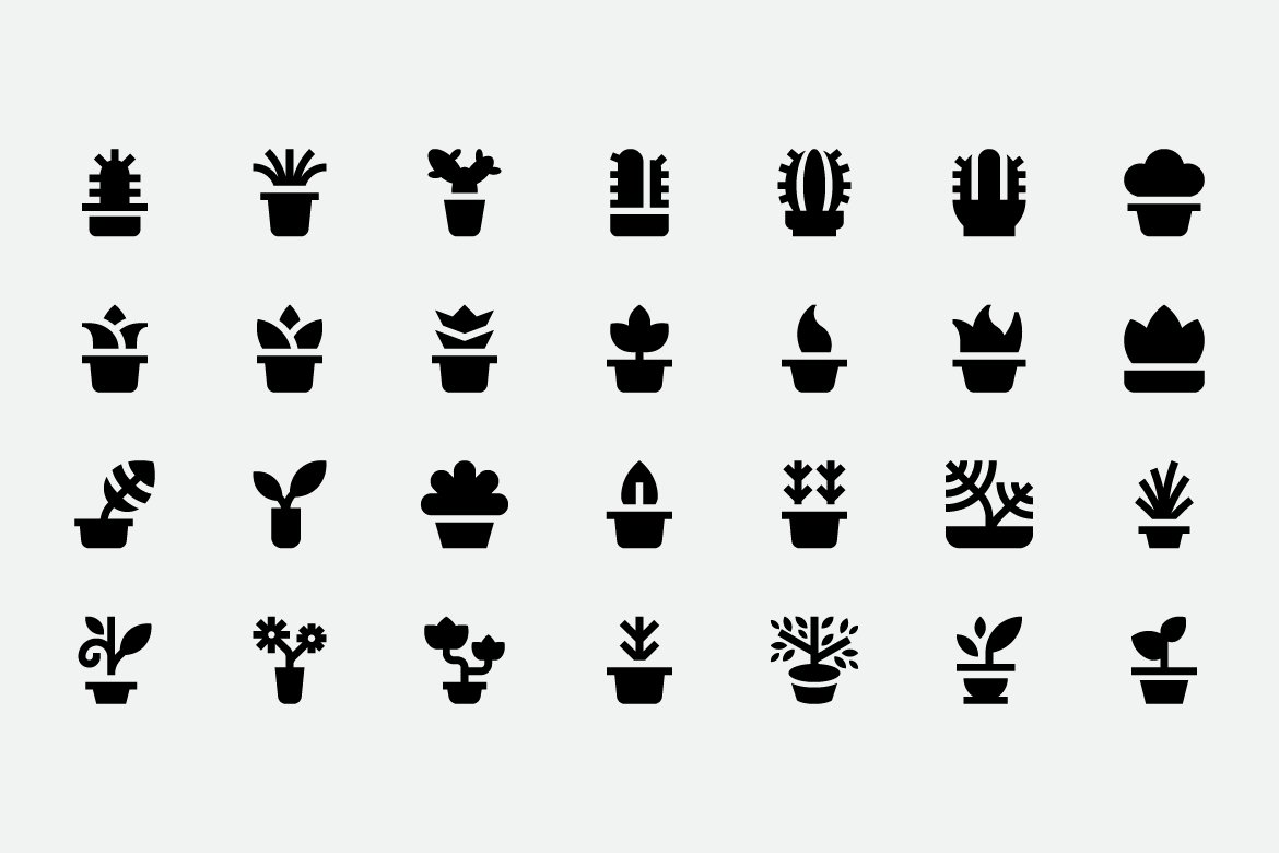 ee icons set home — flowerpots 28combined29 preview 28ee29 1170x780px 03 899