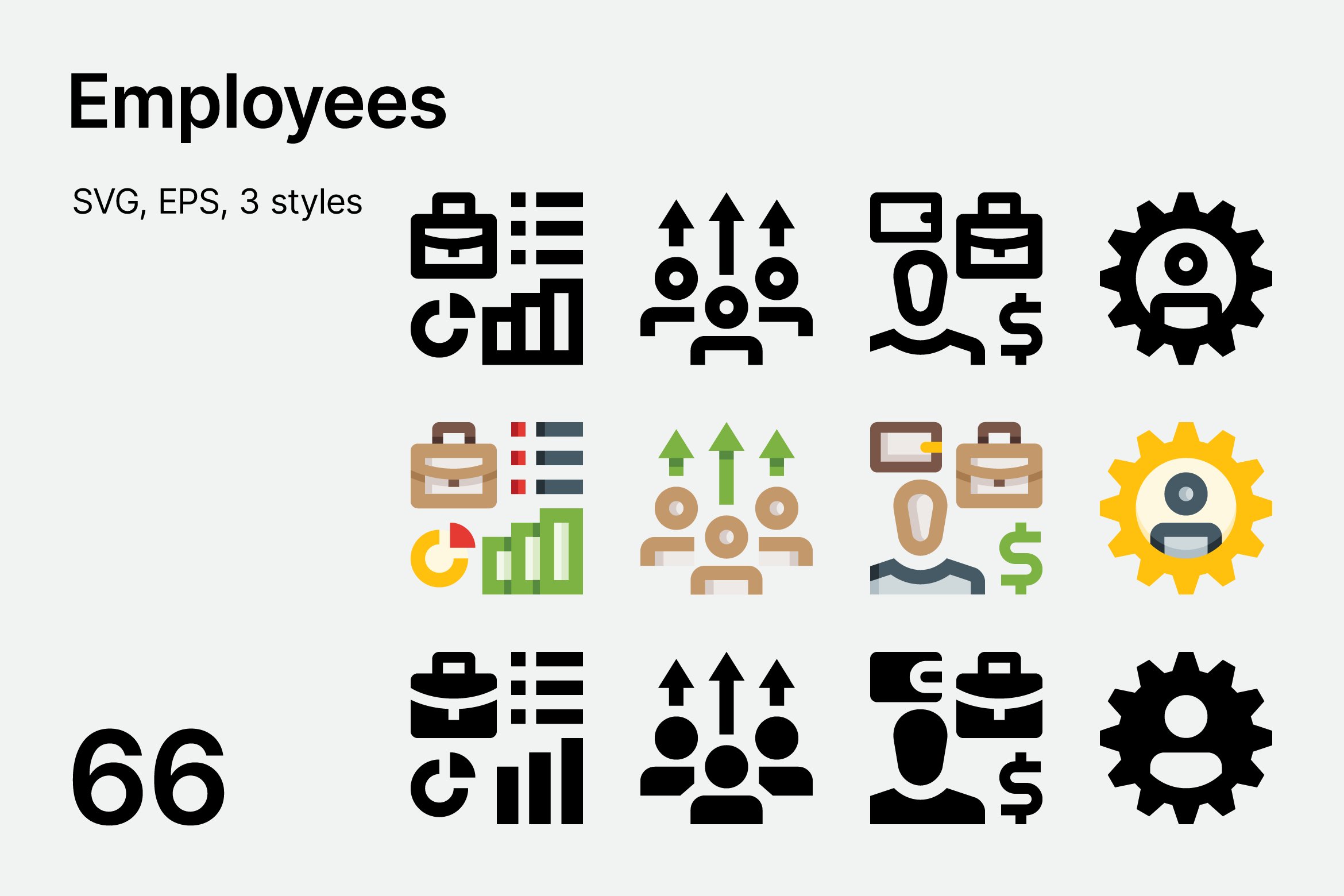 Basicons / Business / HR Employees cover image.