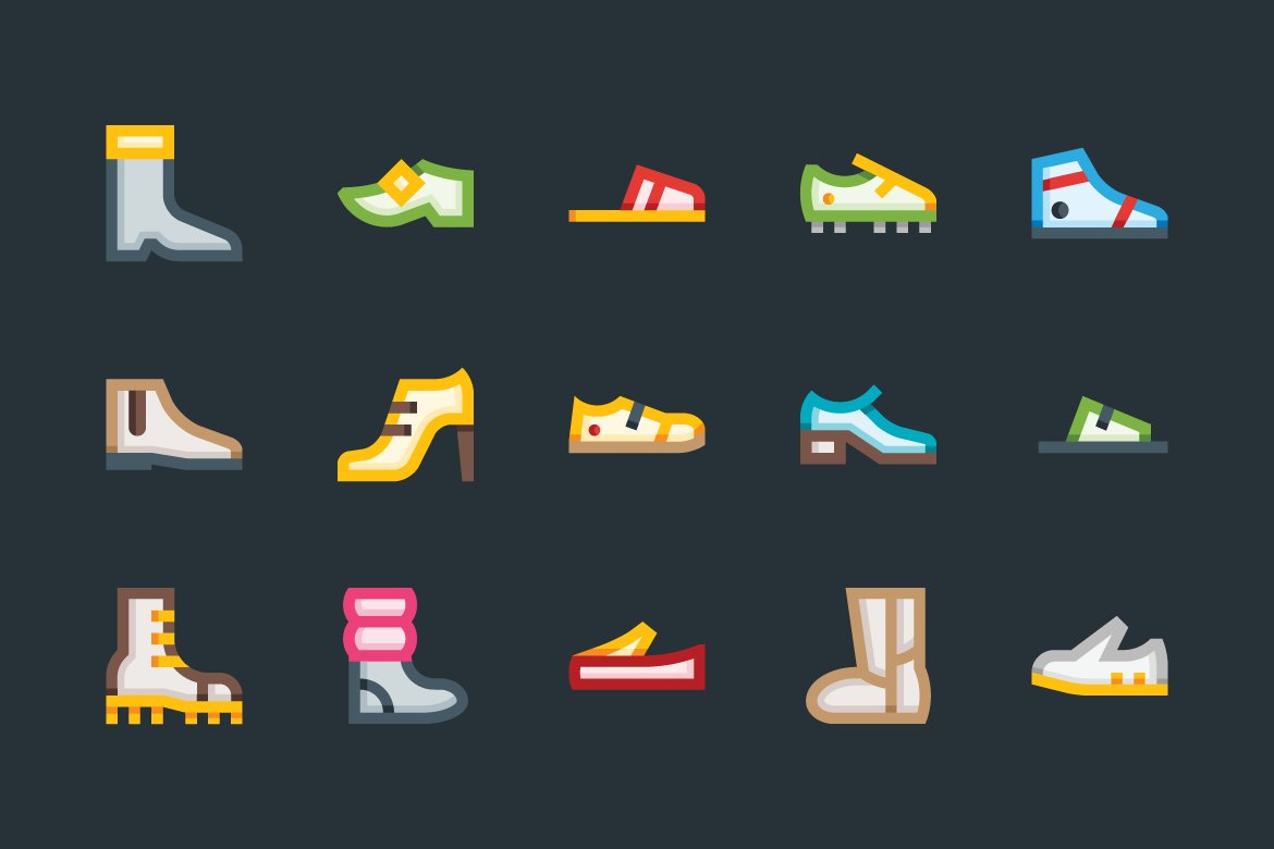 Shoes Icons preview image.