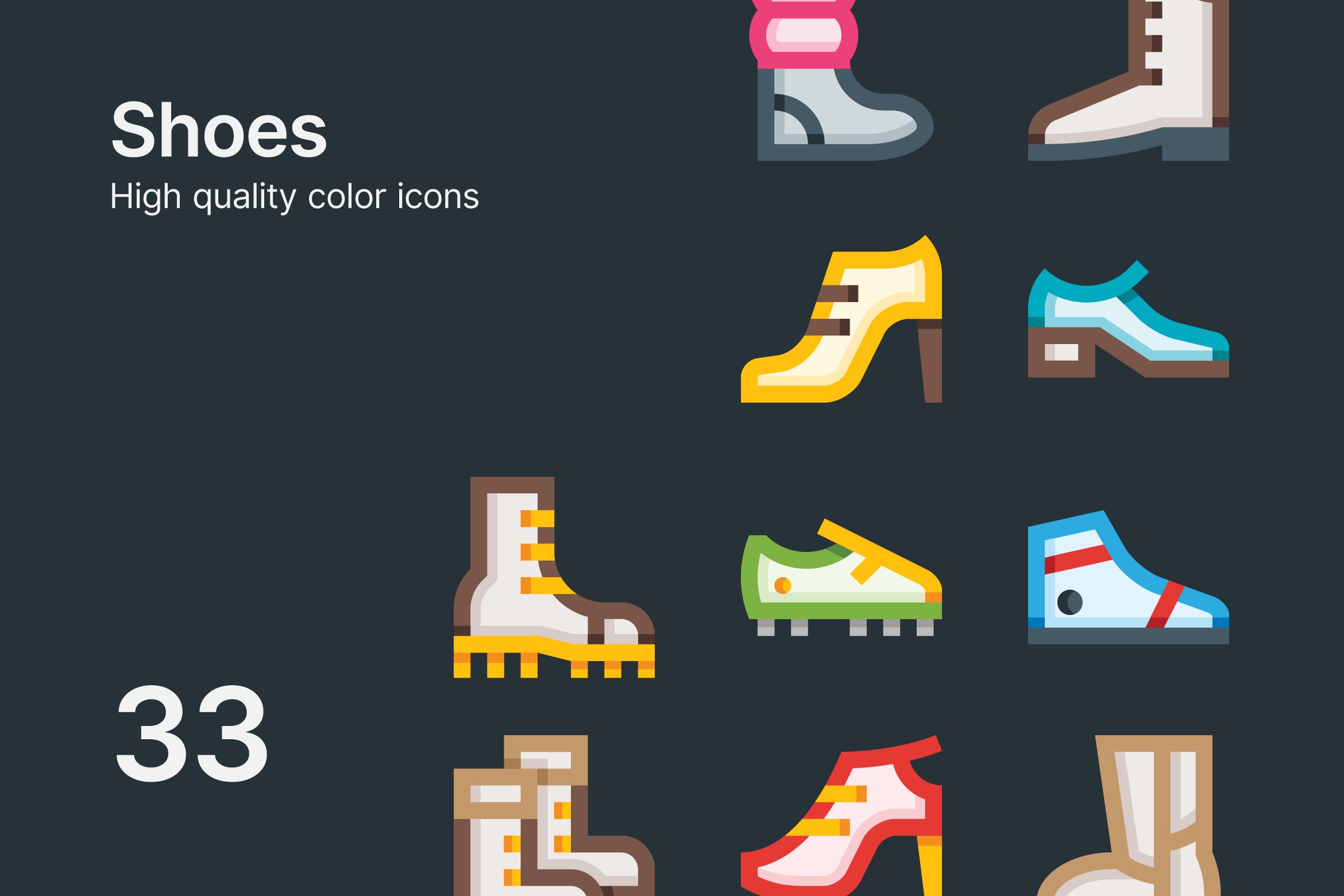 Shoes Icons cover image.