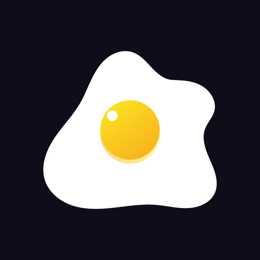 Creative Gradient Fresh Egg Logo design, Vector design concept ...