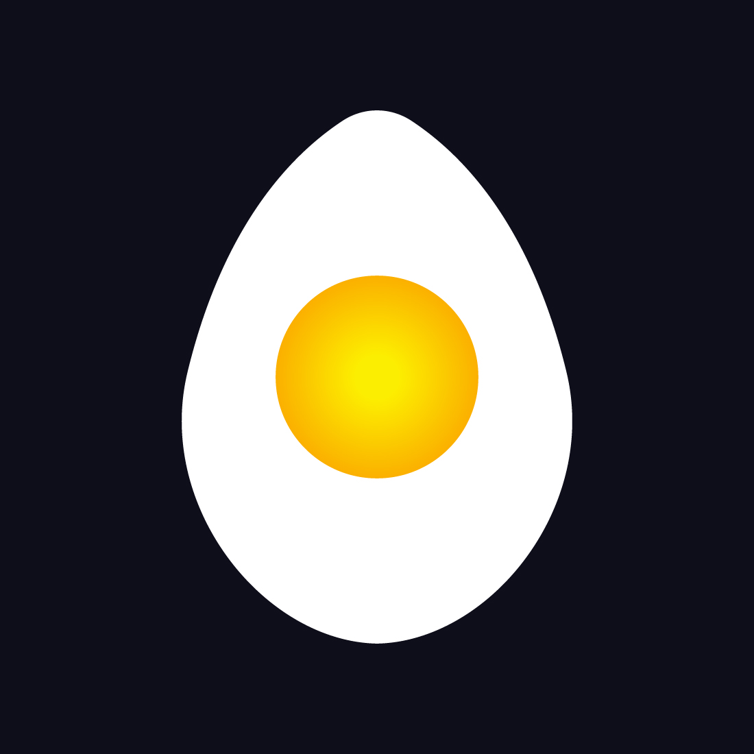 Creative Gradient Fresh Egg Logo design, Vector design concept cover image.