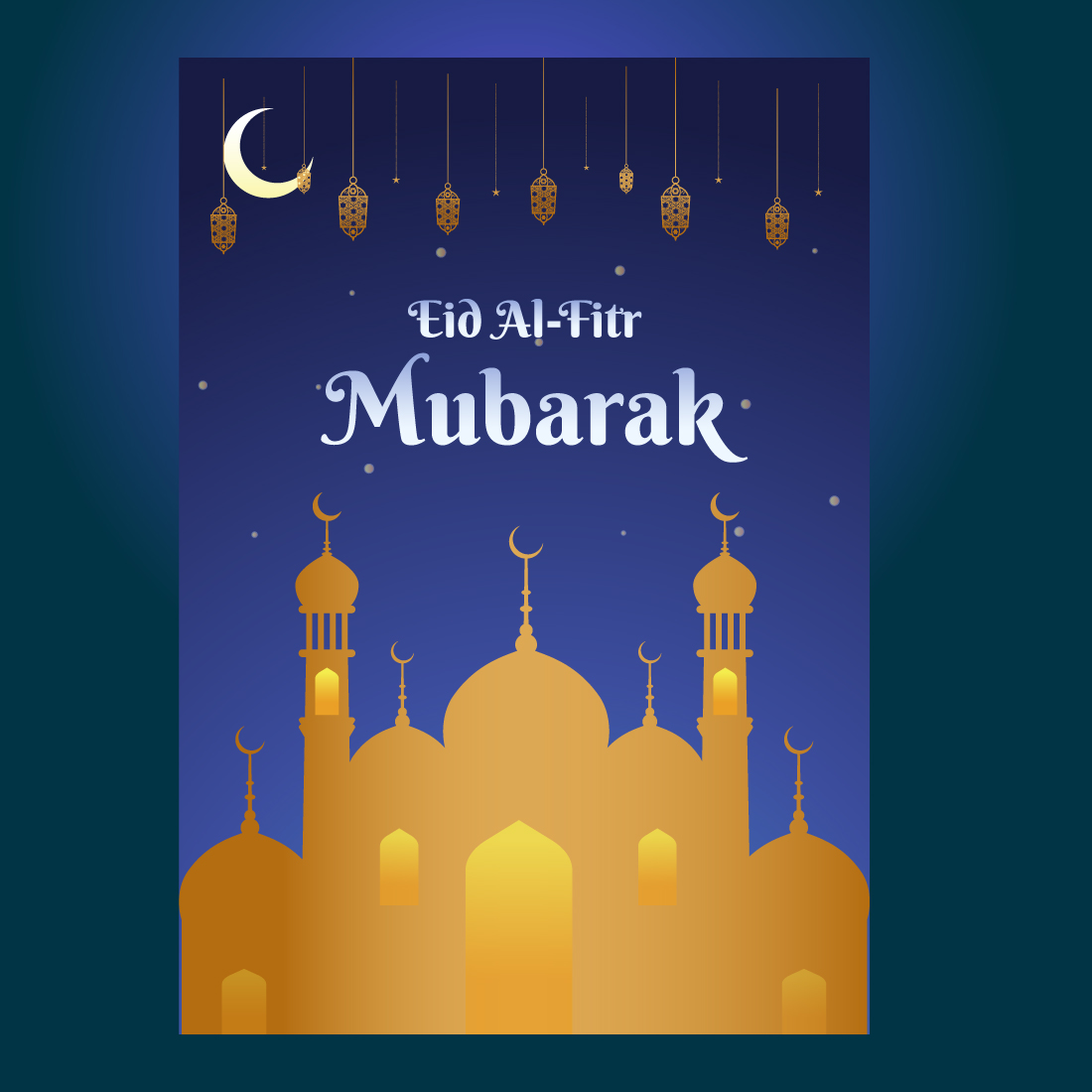 Ramadan Mubarak Flyer Design preview image.