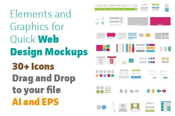 Graphic Elements - Quick Web Design cover image.