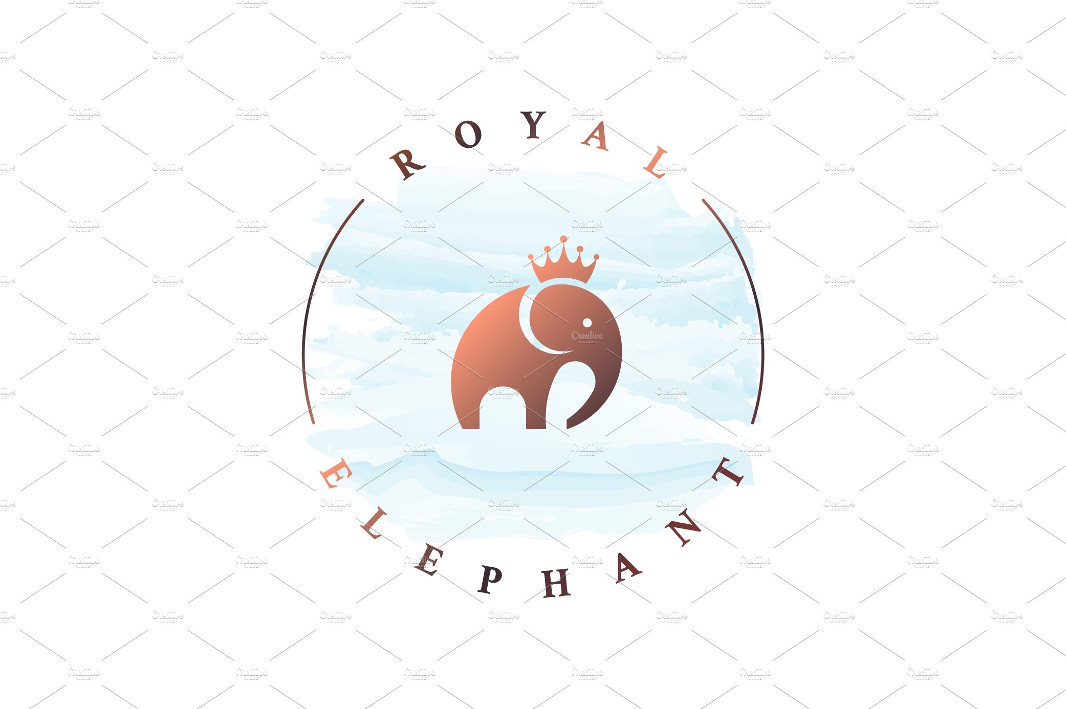 Elephant king logo. cover image.