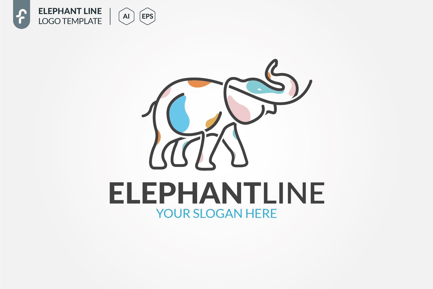 Elephant Line Logo preview image.