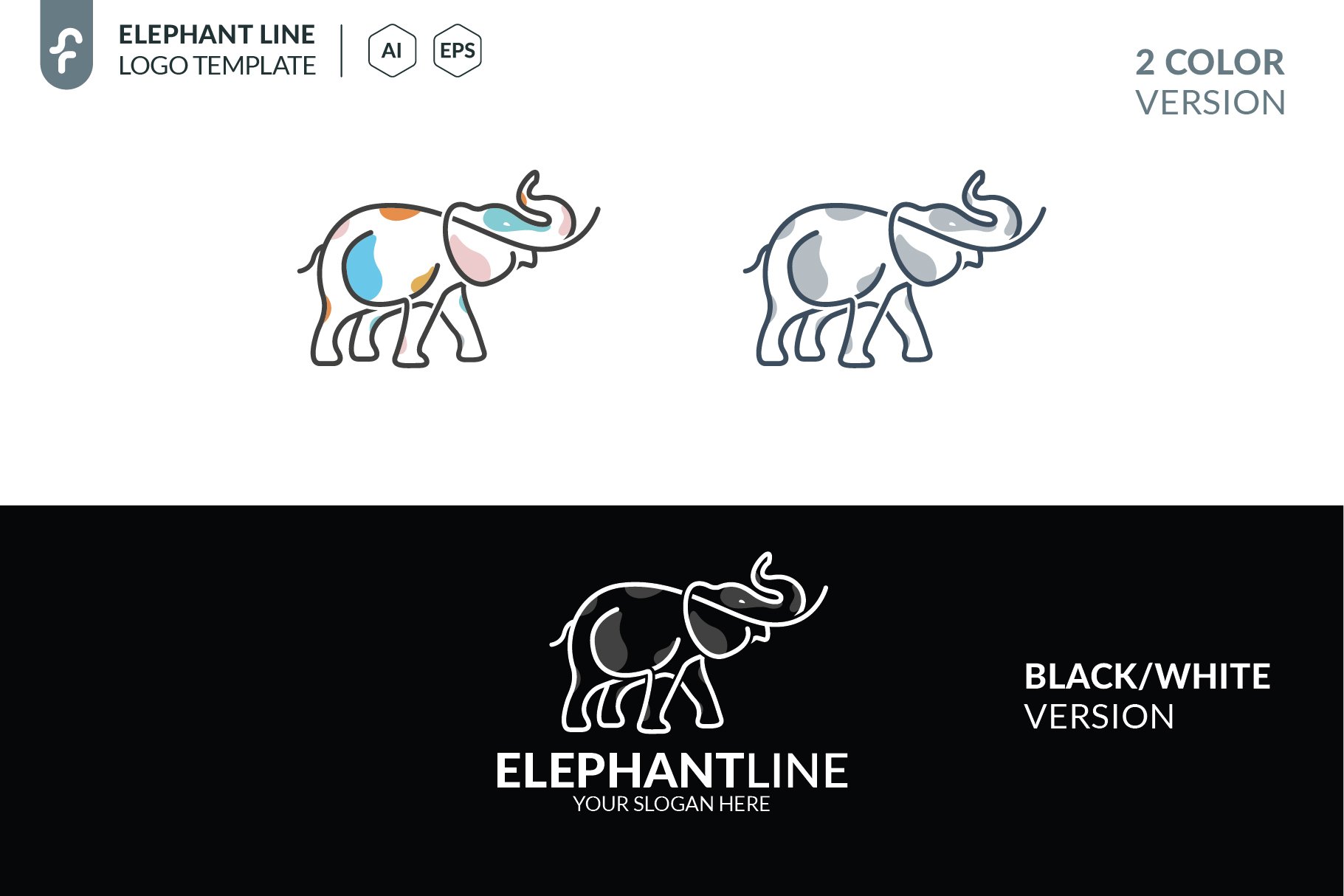 elephant line logo 03 217