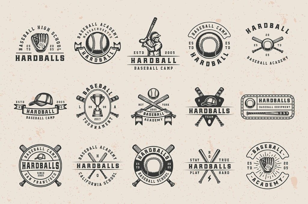 Baseball Emblems Part 2 – MasterBundles