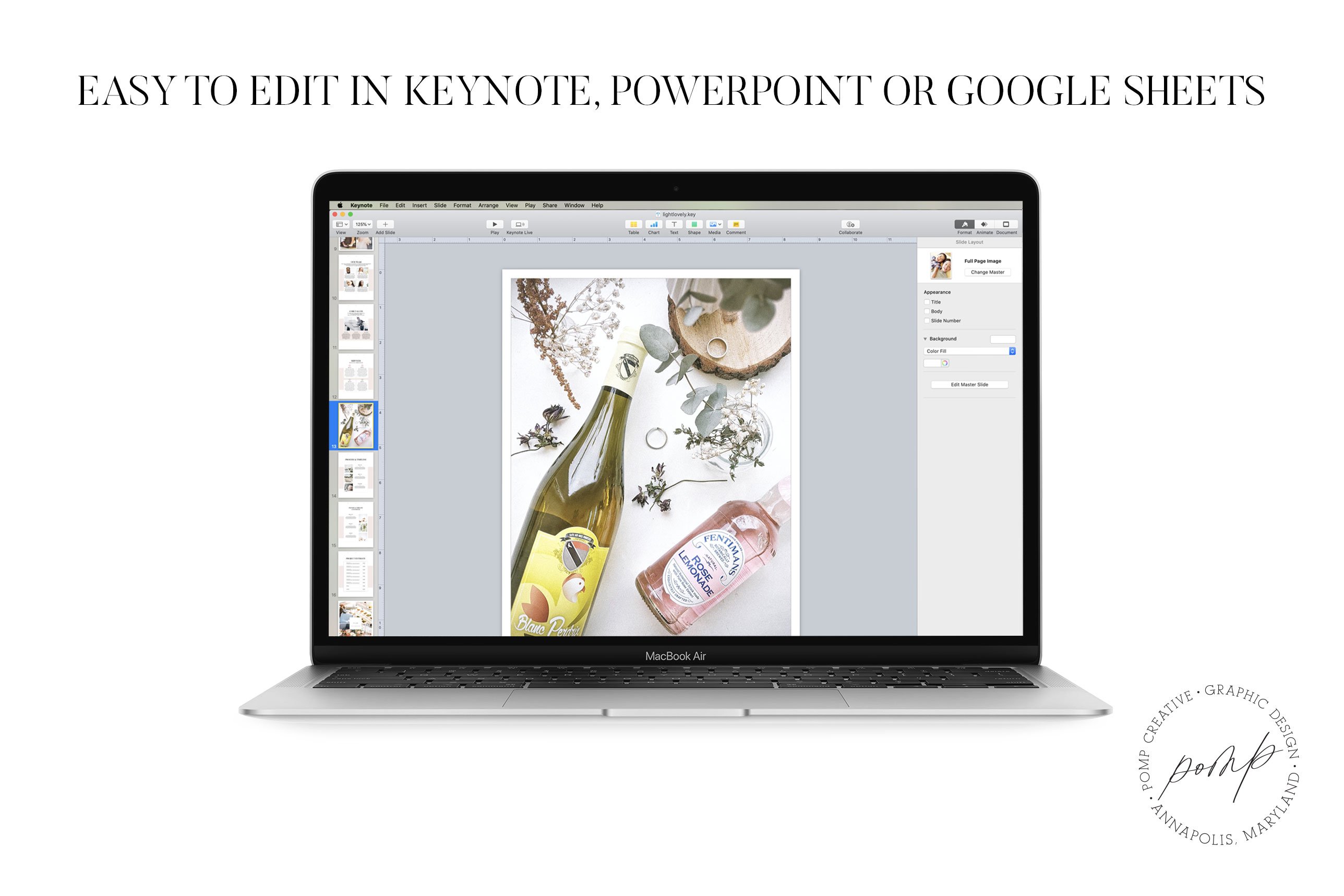 en pointe proposal template kit powerpoint keynote3 991