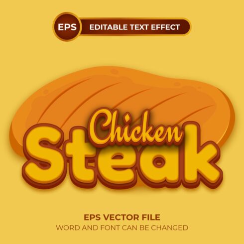 Chicken steak logo cover image.