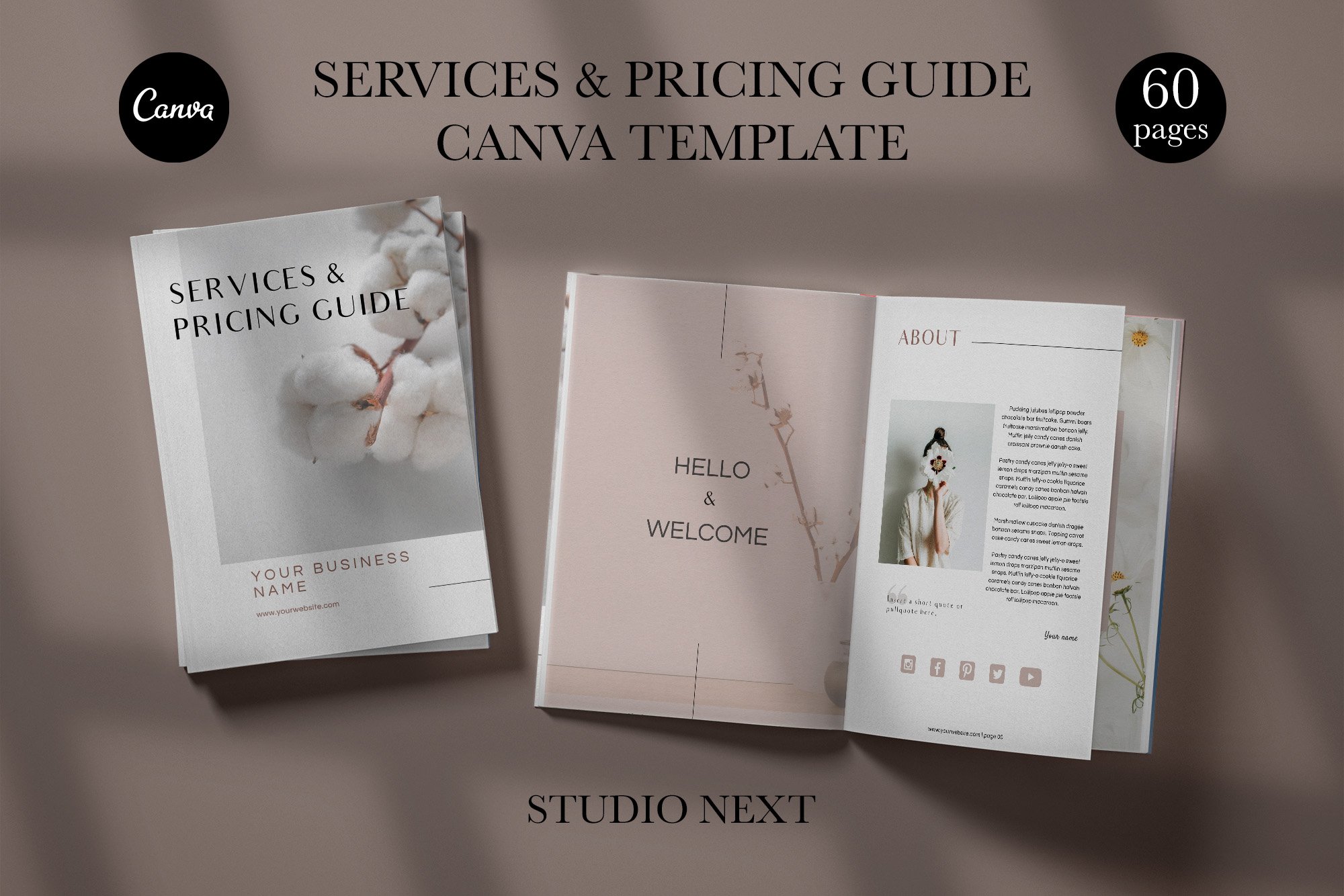 Services & Pricing Template | JANE cover image.