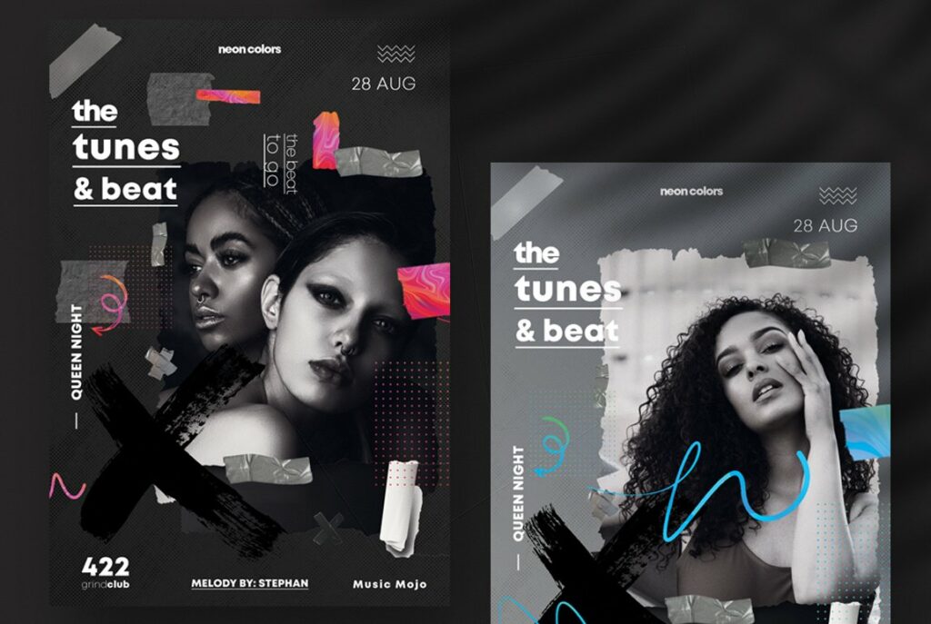 The Tunes & Beat Flyer PSD Templates – MasterBundles