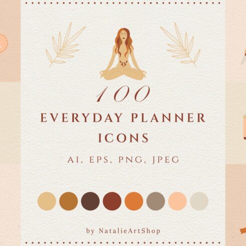 Everyday Planner Icon Set cover image.