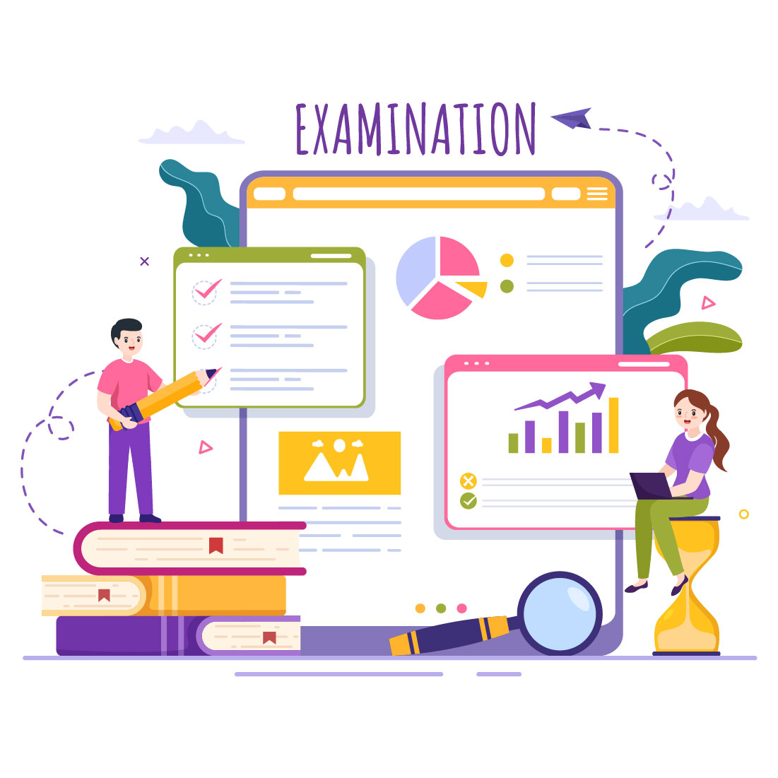 17 Examination Paper Illustration preview image.