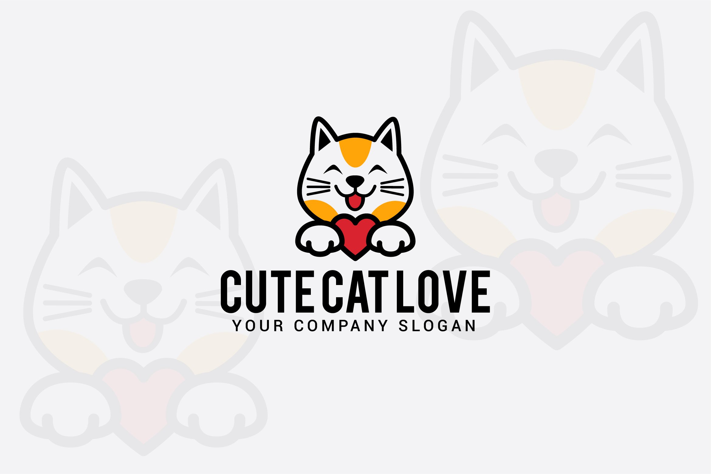 cute cat love cover image.