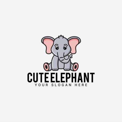cute elephant logo cover image.