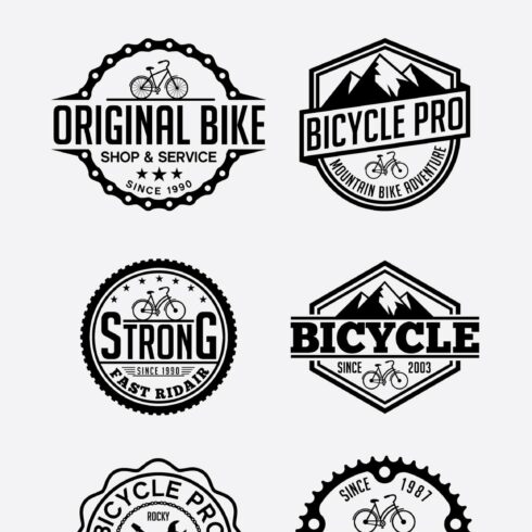 Sport Bicycle Badges & LogoVol1 cover image.