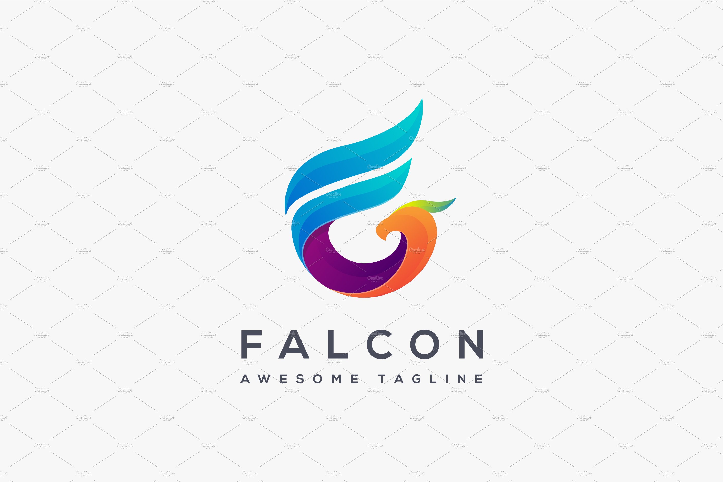Letter F for falcon logo cover image.