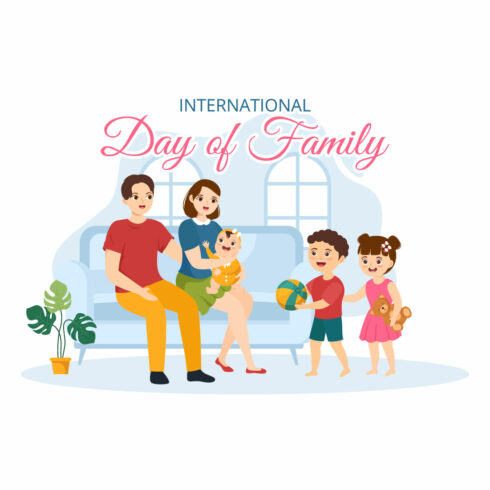 14 International Day of Family Illustration cover image.