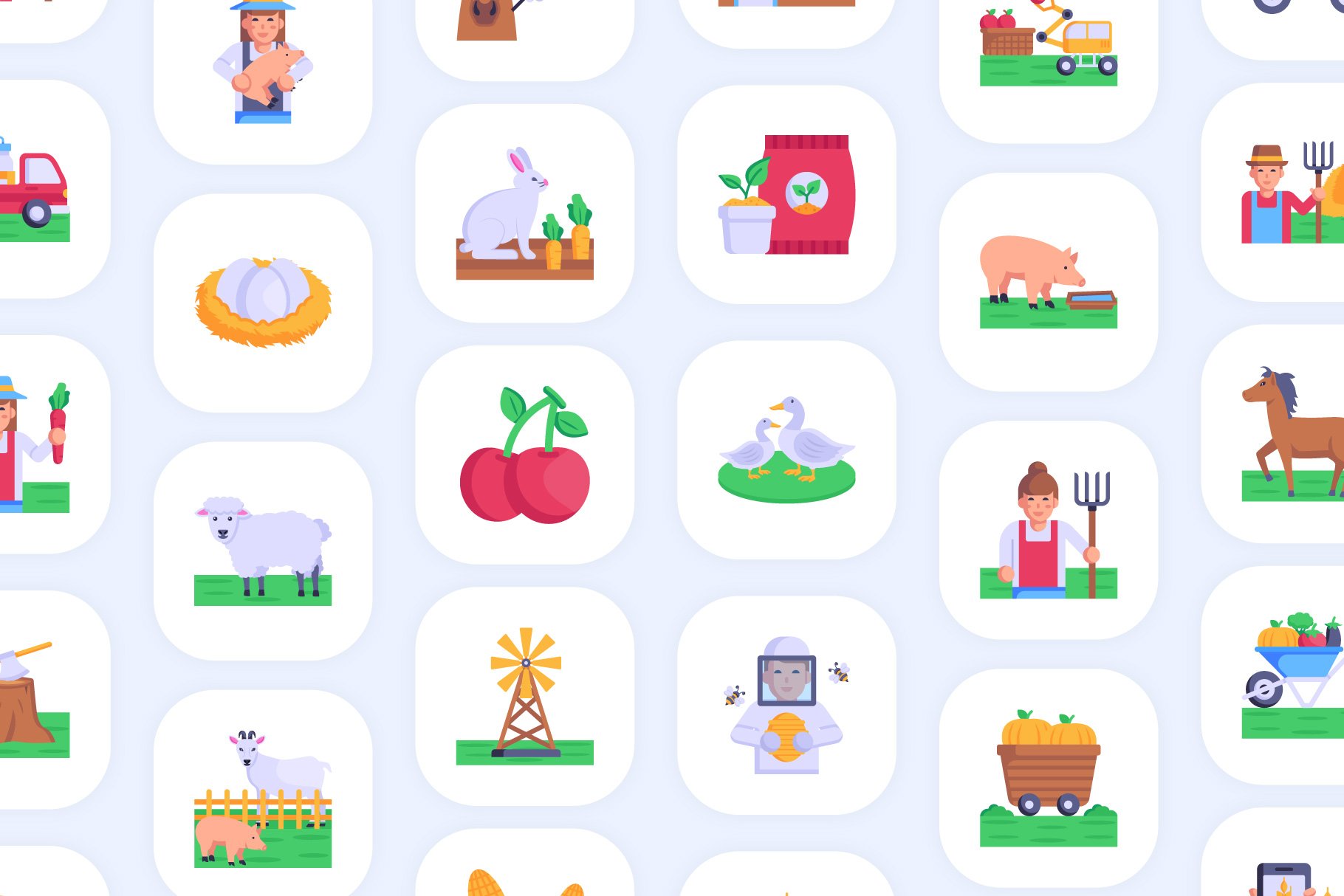 farming flat icons preview 6 92