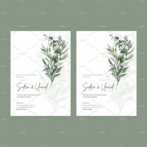 Elegant Wedding Invite cover image.
