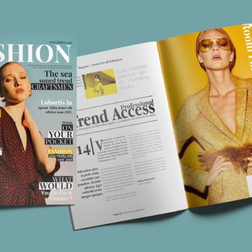 Fashion Magazine cover image.