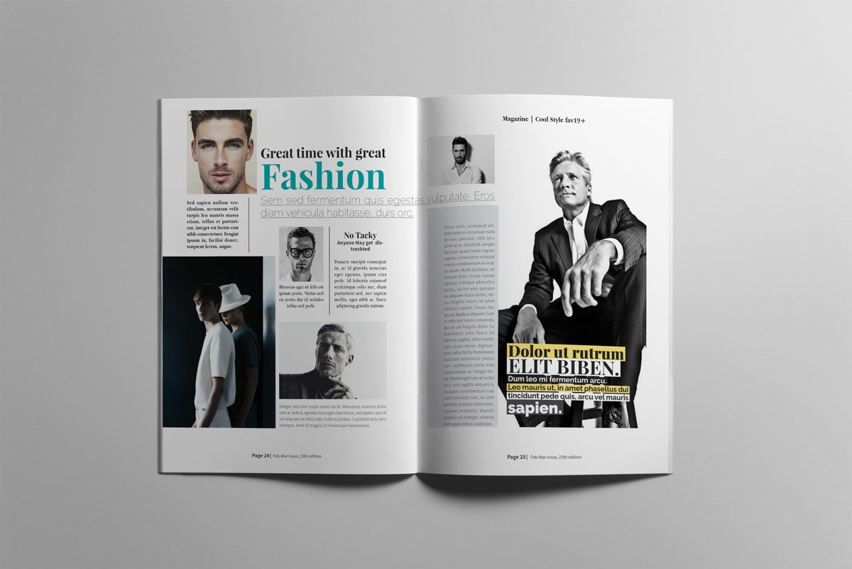 fashion magazine template 13 445