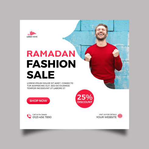 fashion social media And Instagram Post Template cover image.