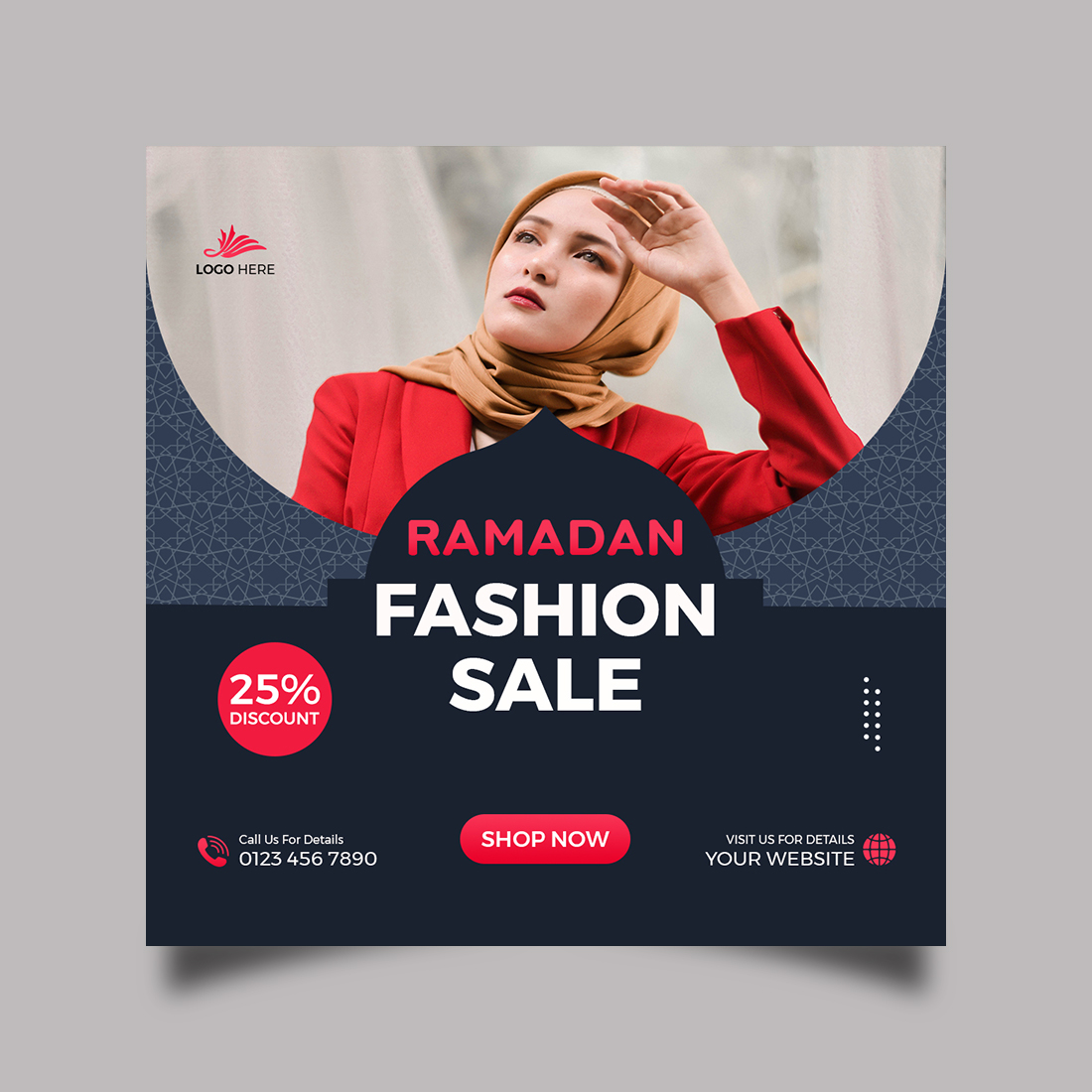 fashion social media And Instagram Post Template cover image.