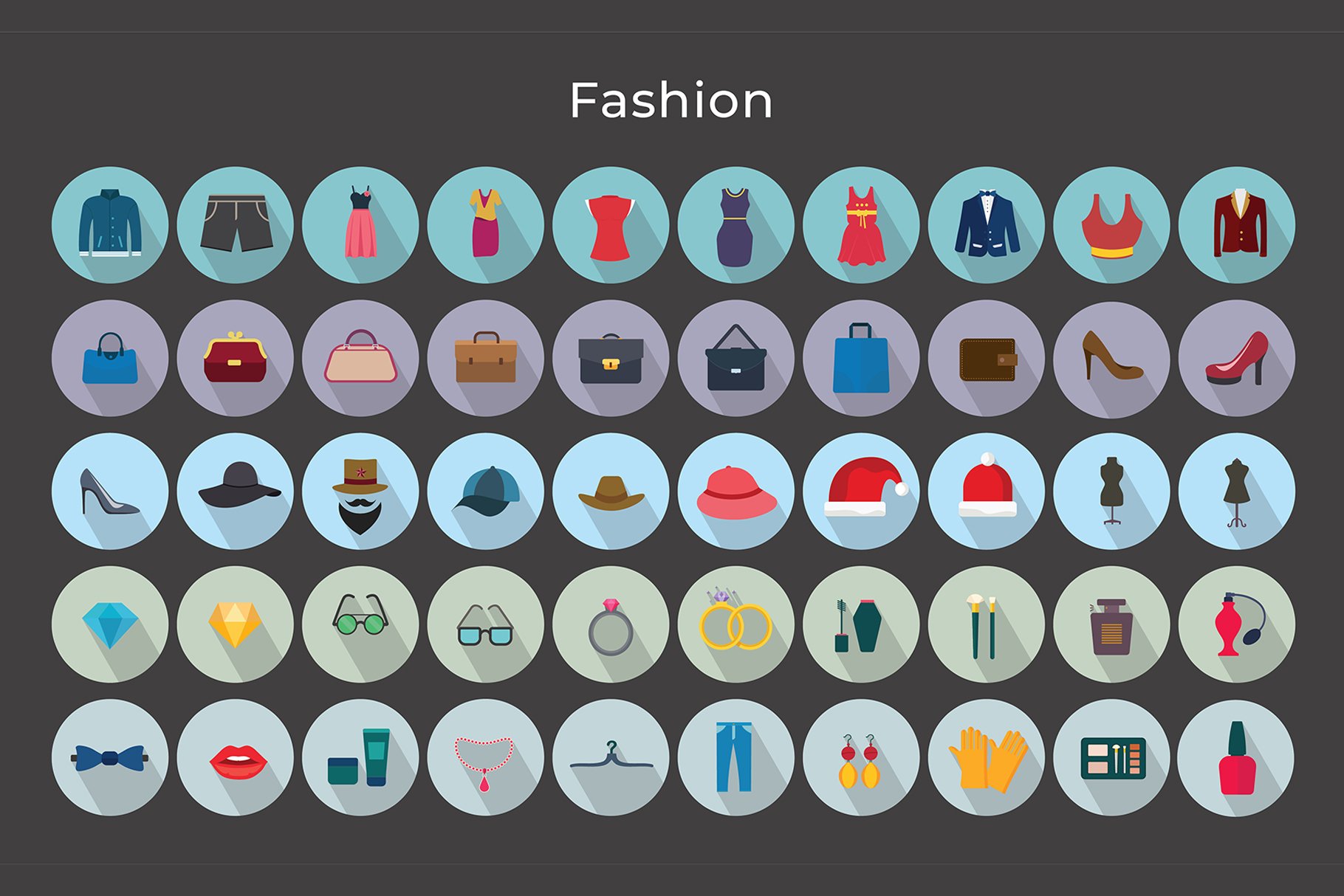 fashion vector icons 5 661