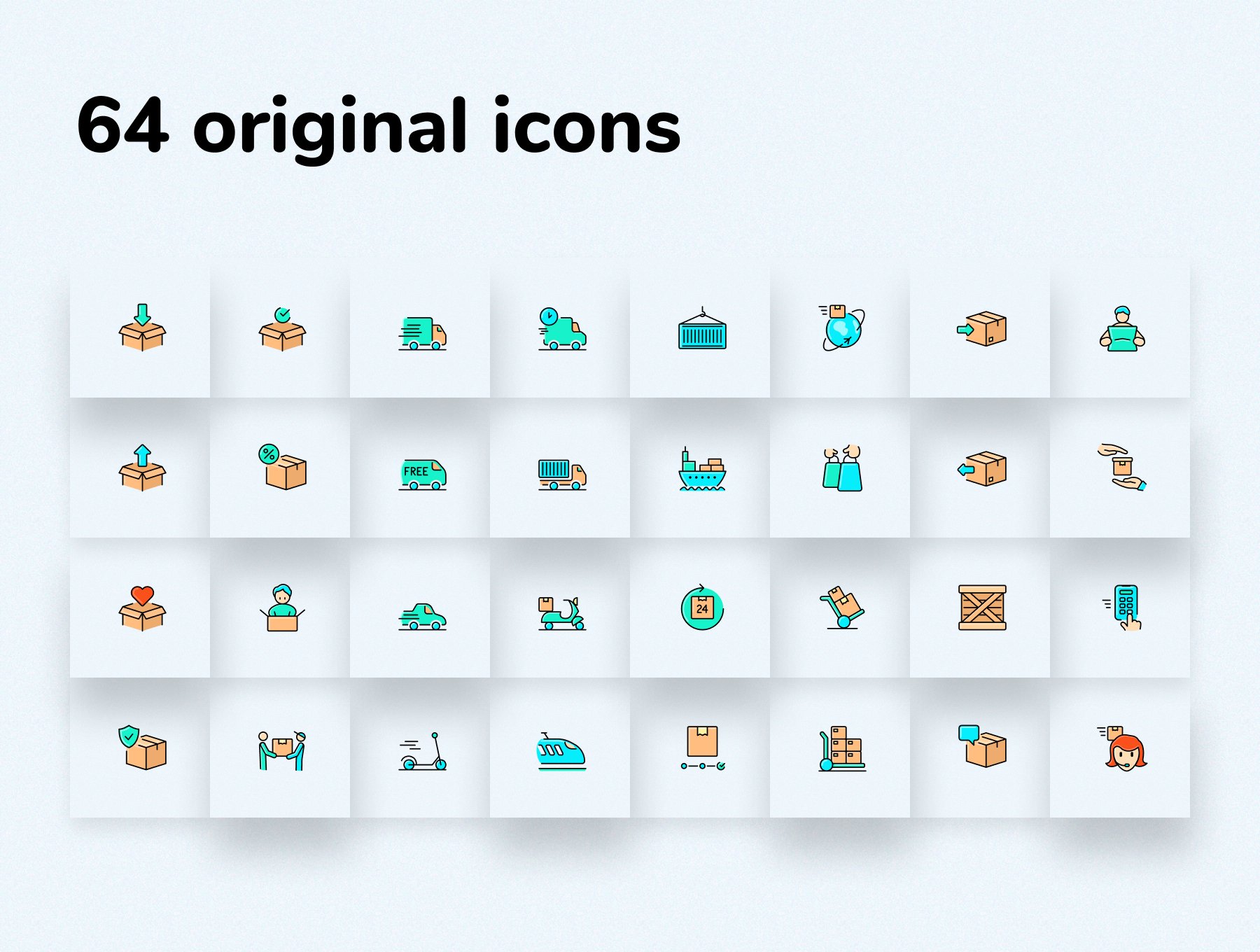 fast delivery icons pack 3 610