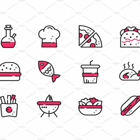 FastFood IconSet cover image.