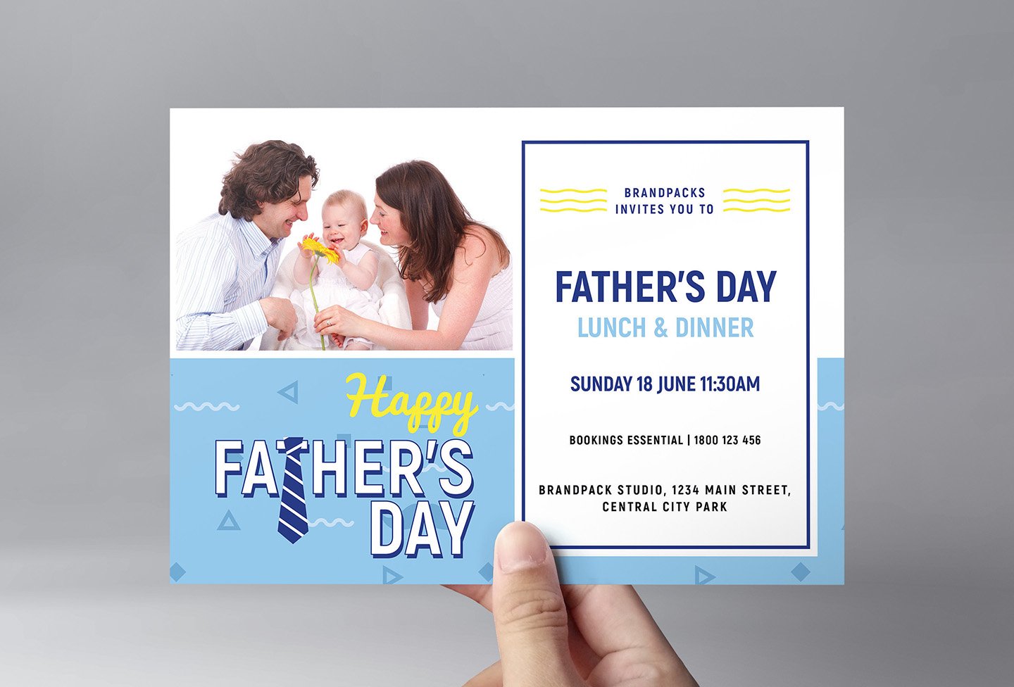 Fathers Day Poster / Flyer Templates preview image.