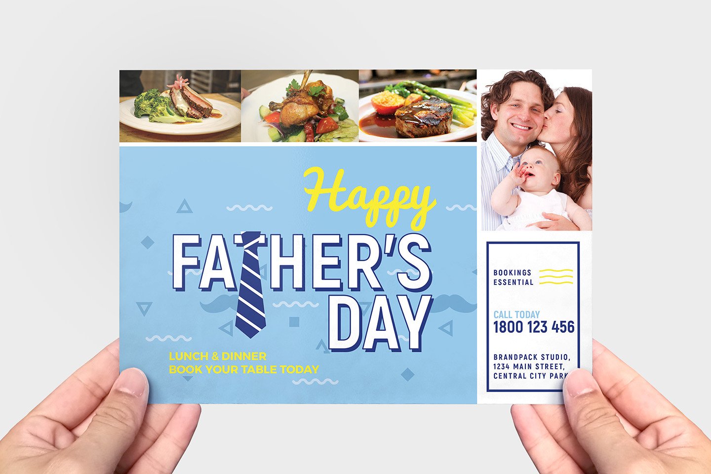 fathers day flyer template 3 735