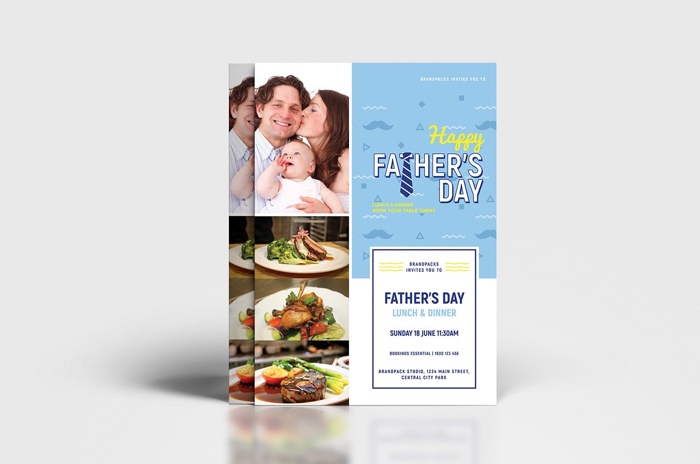 fathers day poster template 2 861