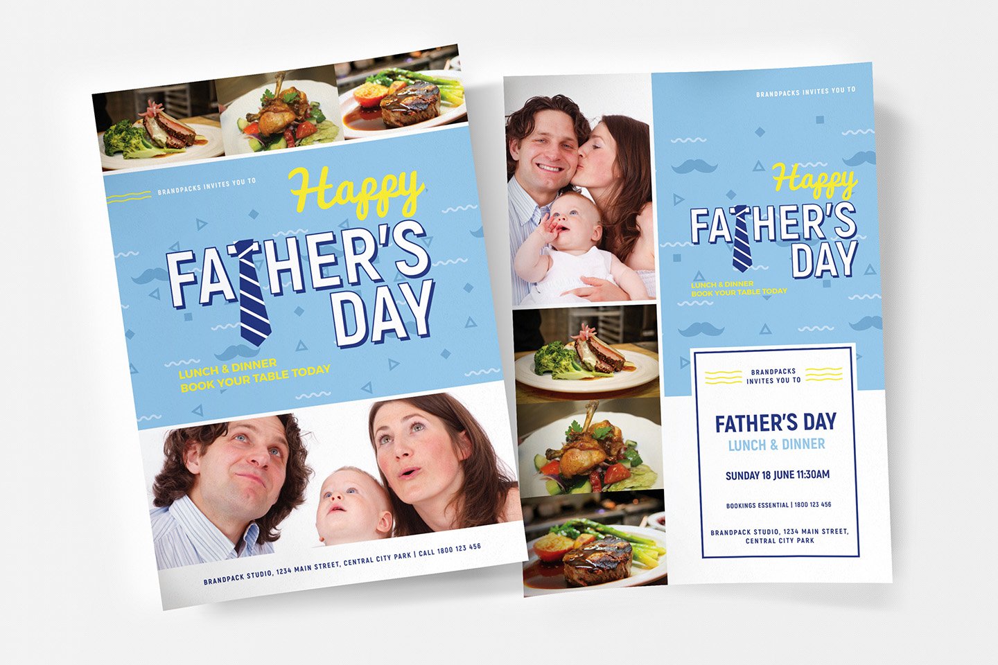 Fathers Day Poster / Flyer Templates cover image.